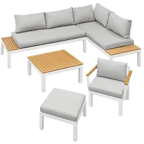 Lounge Möbel Set Gartenfreude Aluminium Lounge Ambience flexibel