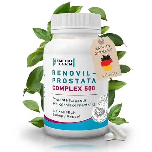 Sägepalmenextrakt Remediopharm Prostata Kapseln mit Zink und Kürbis