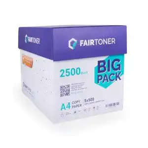 Kopierpapier A4 FairToner 2500 Blatt 80g Weiß