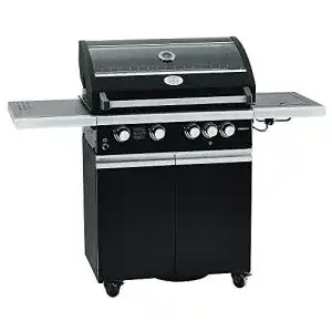 Rösle Gasgrill BBQ-Station Vision G4 aus Stahl mit vier Brennern