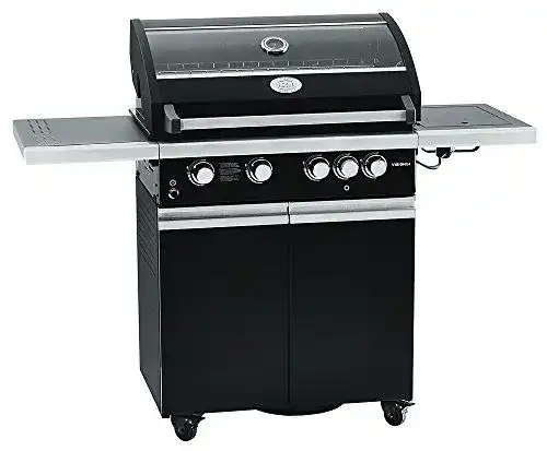 Rösle Gasgrill BBQ-Station Vision G4 aus Stahl mit vier Brennern