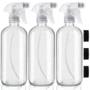 Glassprühflaschen Set – Wiederverwendbare Sprühflasche aus Glas (3 Stück)