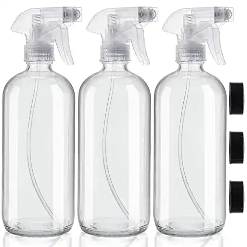 Glassprühflaschen Set – Wiederverwendbare Sprühflasche aus Glas (3 Stück)