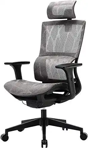 Ergonomischer Bürostuhl SIHOO mit hoher Rückenlehne und flexiblen Einstellungen