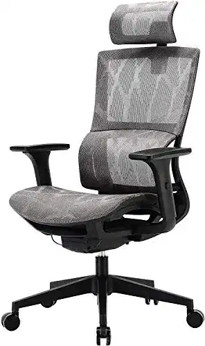 Ergonomischer Bürostuhl SIHOO mit hoher Rückenlehne und flexiblen Einstellungen