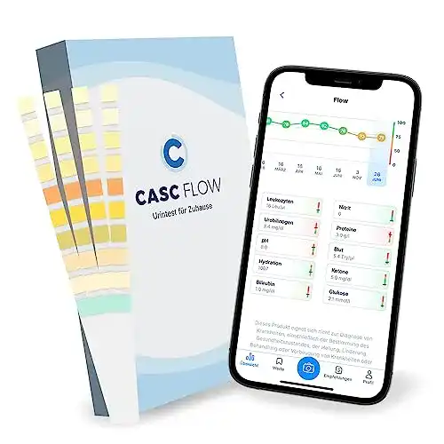 Urinteststreifen CASC Flow mit App zur Gesundheitsanalyse