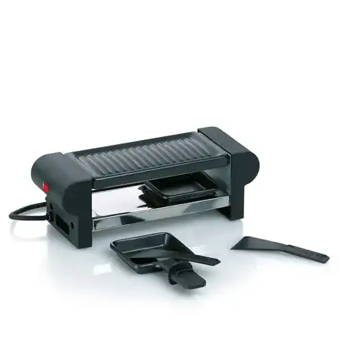 Raclette Kela 66490 mit Grillplatte und antihaftbeschichteter Oberfläche