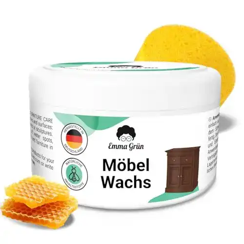 Holzwachs Emma Grün Farblos für Möbelpolitur Holz 500ml