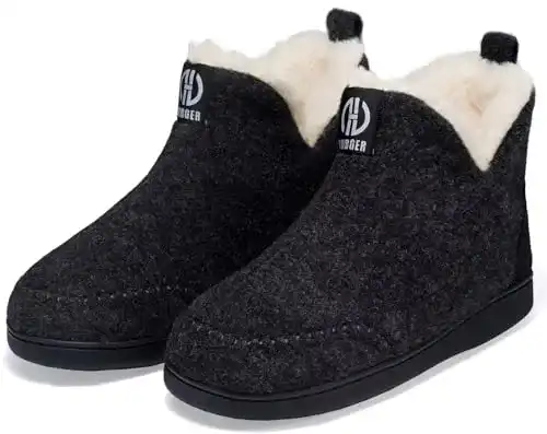 Filzstiefel Buguki Herren Plüschgefütterte Hüttenschuhe