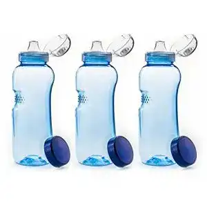 Tritan Trinkflasche 0,5 L im 3er Set – BPA-frei und lebensmittelecht