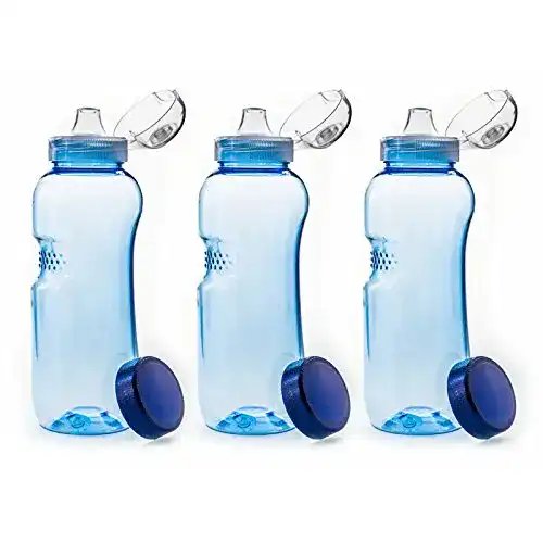 Tritan Trinkflasche 0,5 L im 3er Set – BPA-frei und lebensmittelecht