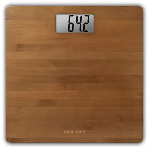 Medisana PS 450 digitale Personenwaage aus Bambus bis 180 kg