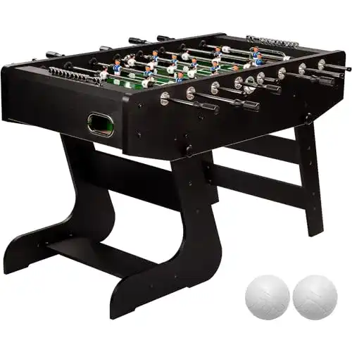 Klappbarer Tischkicker GAMES PLANET Kickertisch Liverpool
