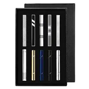 Krawattennadel Yadoca 10-teiliges Krawattenklammer Set für Herren