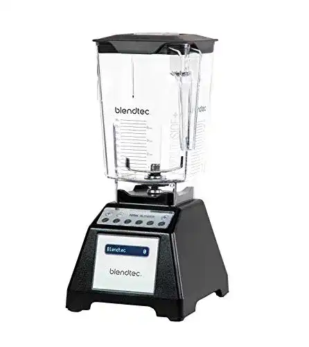 Blendtec Total Blender in Schwarz Hochleistungsmixer für Küche