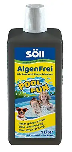 Söll 83690 AlgenFrei Pool Fun Algenmittel für klare Wasserpflege