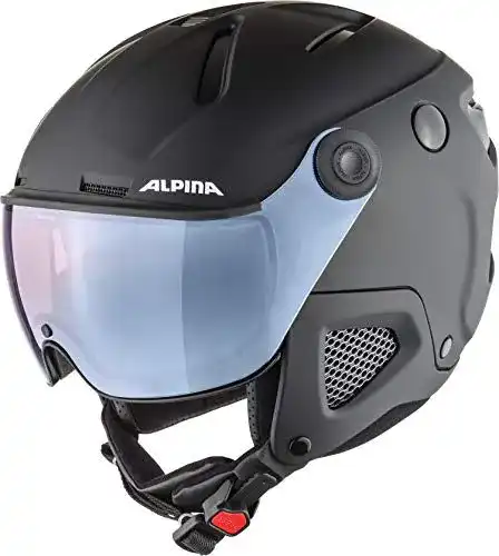 Alpina Skihelm Attelas Visor QV mit selbsttönendem Visier für Erwachsene