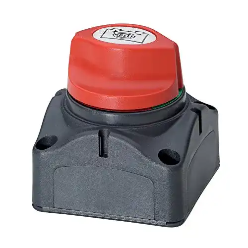 Batterietrennschalter Hella 6EK 002 843-071 Hauptschalter mit Drehbetätigung