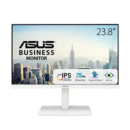Asus Monitor 24 Zoll VA24EQSB-W Full HD mit Eye Care Technologie