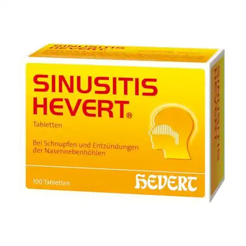 Hevert Sinusitis SL Tabletten gegen Erkältung, 100 Stück