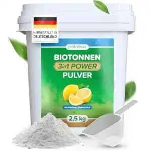 Biotonnenpulver Patronus 2,5 kg – Schutz vor Maden und Geruch