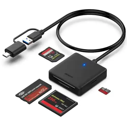 Kartenleser BENFEI 4-in-1 USB-C für SD, Micro SD, MS und CF Karten
