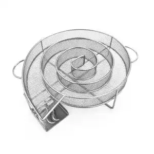 Räucherschnecke Grillfürst Kaltrauchgenerator aus Edelstahl für Grill und Räucherofen