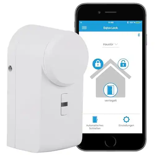 Eqiva Bluetooth Smart Türschlossantrieb in Weiß