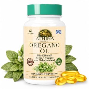 Oregano Öl Kapseln Bio Vegan 100 mg 60 Stück