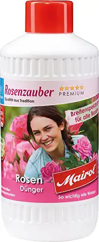 Flüssiger Rosendünger von Mairol – Rosenzauber Liquid 500 ml