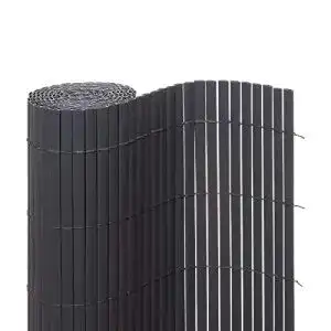 Sichtschutzmatte PVC Zaun Windschutz für Garten und Balkon 180×300 cm
