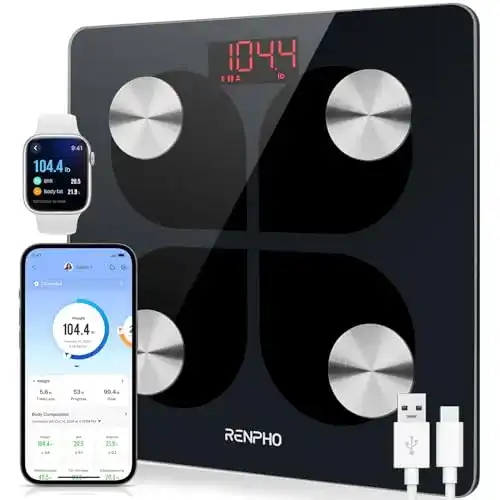 Renpho Elis 1 Körperfettwaage mit Bluetooth und App-Funktion
