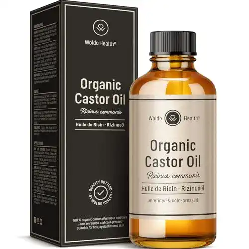 Rizinusöl WoldoHealth BIO kaltgepresst als Haaröl 100ml
