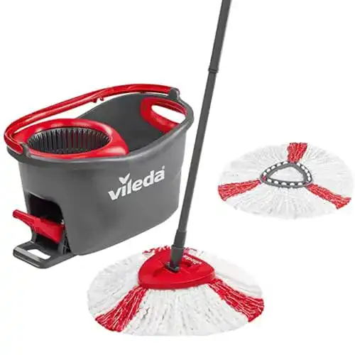 Putzeimer Vileda Turbo EasyWring und Clean Set mit Ersatzbezug