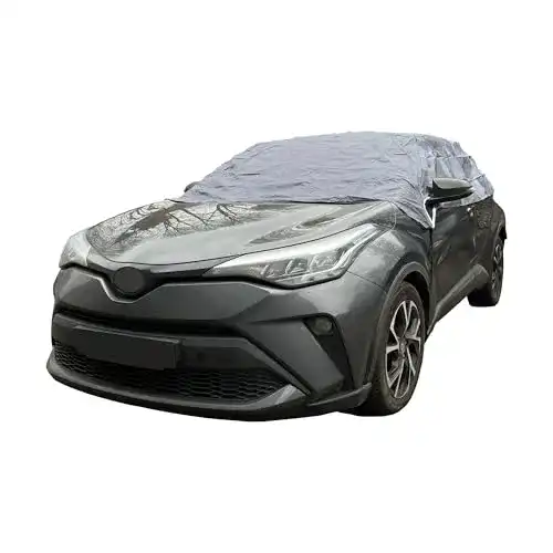 Auto-Halbgarage Sakura SS5384 groß grau Autoverdeckabdeckung