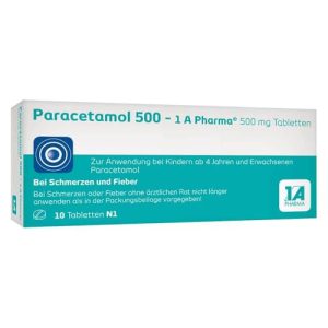 Paracetamol Sakioo 500 mg Tabletten von 1A Pharma