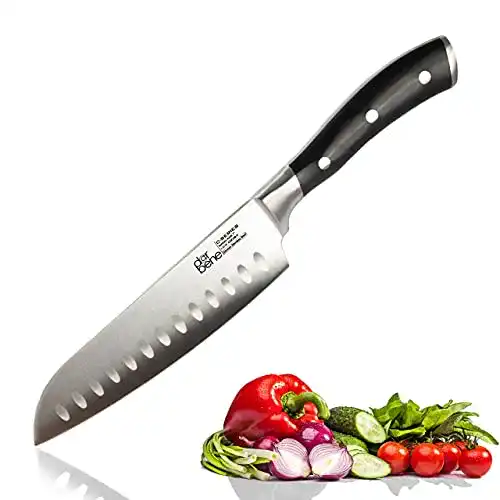 Santoku Damastmesser DarBene C-Series 18 cm aus Edelstahl