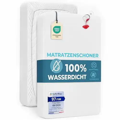 Matratzenschoner 200 x 200 cm wasserdicht und hypoallergen