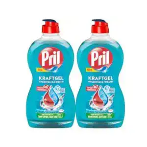 Pril Spülmittel Kraft Gel Hygienische Frische 2x 450 ml