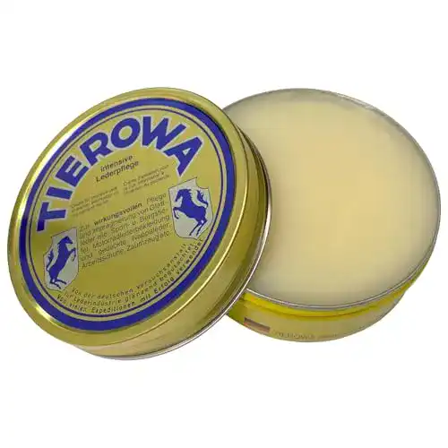 Lederfett von Tierowa farblos 100ml zur Pflege von Glattleder