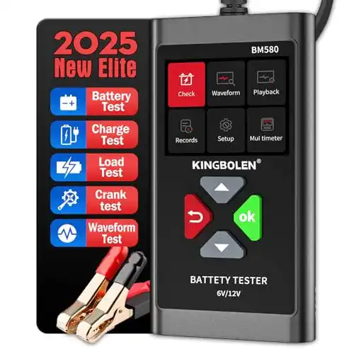 Autobatterietester KINGBOLEN BM580 für 12V Batterien, 100-2000 CCA