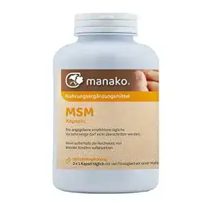 MSM-Kapseln manako mit Methylsulfonylmethan, 300 Stück