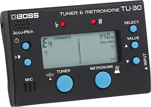 Metronom BOSS TU-30 Tuner Stimmgerät für Musiker