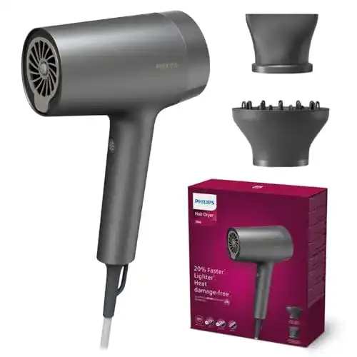 Philips Haartrockner der Serie 7000 mit ThermoShield Technologie