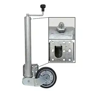 Automatik Stützrad für AL-KO Anhänger von p4U, extra lang
