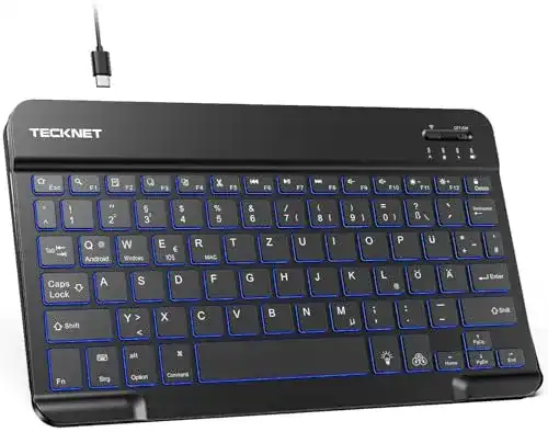 Tecknet Wiederaufladbare Bluetooth-Tastatur im Vergleich