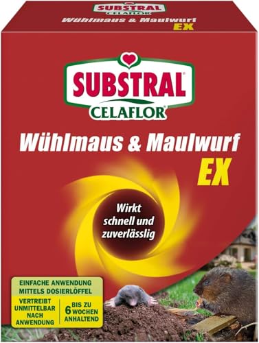 Wühlmausbekämpfung mit Substral Celaflor Wühlmaus & Maulwurf Ex
