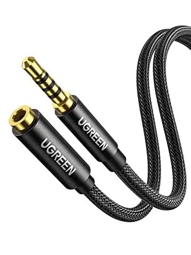 UGREEN Kopfhörer-Verlängerungskabel 3.5mm TRRS Klinke 2m