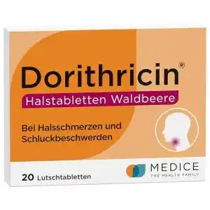 Dorithricin Halstabletten Waldbeere gegen Halsschmerzen