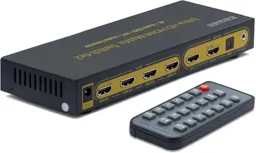 HDMI-Matrix Kanaan Leicke 4K UltraHD 6×2 Matrix Switch